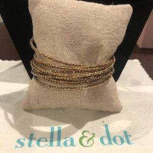 Gold wrap bracelet